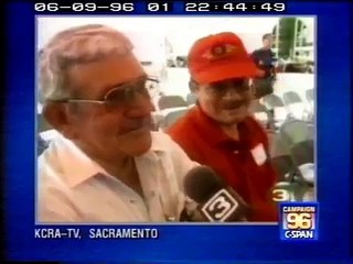 KCRA 1996 Elizabeth Dole Campaign Interviews Channel 3 Sacramento 90s News
