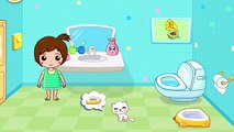 Baby Boy & Girl pooped his pants Toilet & Potty Training Video for Toddlers Boys Girls Wit