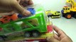 Baby Studio - mother truck transport cars passing lake | trucks toy