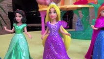 Play Doh Sparkle Ariels Undersea Castle Disney Frozen Mermaid Elsa & Mermaid Anna Dolls