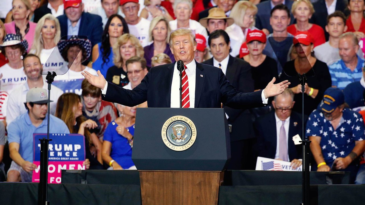 Trump attacks McCain and Flake but says 'I will not mention any names'