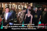 Daniel Padilla Kissing Kathryn Bernardo and KathNiel moments in the Grand Opening of District 8