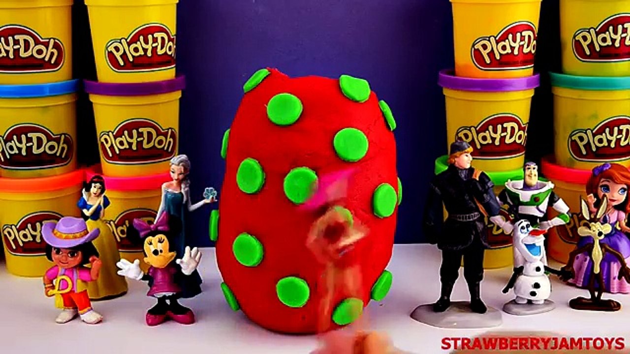 Magic Play Doh Surprise Egg with Frozen Mickey Mouse MLP Shopkins & More by StrawberryJamT