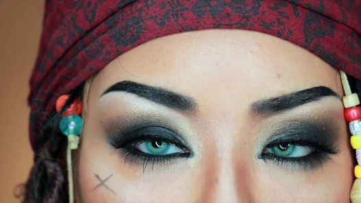 ジャック・スパロウコスプレメイク｜パイレーツオブカリビアン｜jack sparrow makeup tutorial _ Pirates of