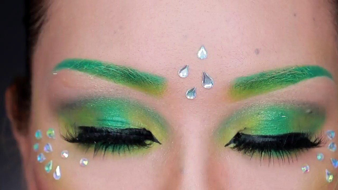 夏のネオンフェスメイク｜MAC新作コスメ｜neon festival makeup _ summer makeup アートメイク-TzWRSCMw7-c
