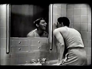 DEAN MARTIN & JERRY LEWIS - 1951 - Comedy Routine - "Shaving Mirror"