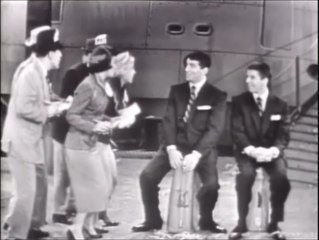 DEAN MARTIN & JERRY LEWIS - 1953 - Comedy Routine - "Great To Be Home"