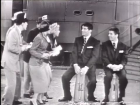 DEAN MARTIN & JERRY LEWIS - 1953 - Comedy Routine - Great To Be Home