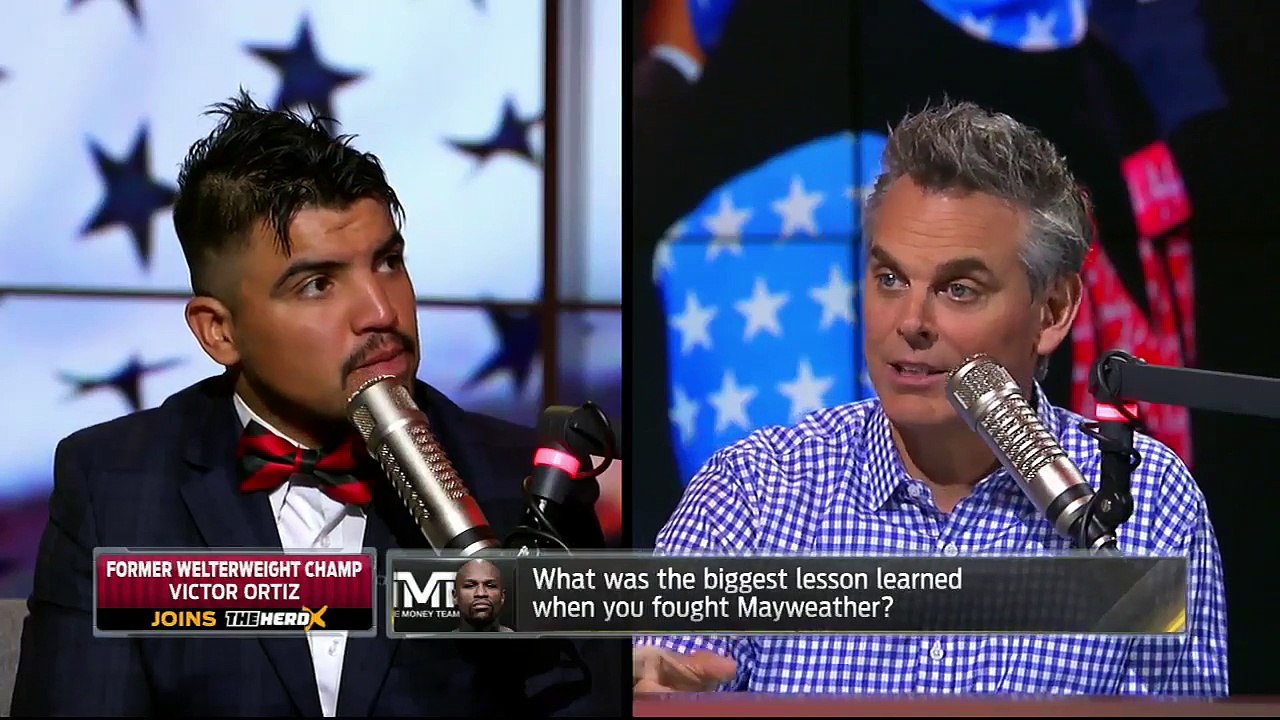 Victor Ortiz breaks down Floyd Mayweather's game, explains why McGregor has a chance _ THE HERD