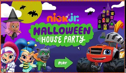 Blaze & The Monster Machines -Paw Patrol - Nick Jr Halloween House Party App For Kids