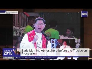 Early Morning Atmosphere before the Traslacion Procession | Nazareno 2015