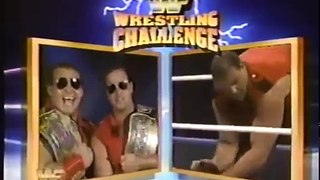The Quebecers vs Virgil & Mark Thomas Wrestling Challenge Dec 19th, 1993