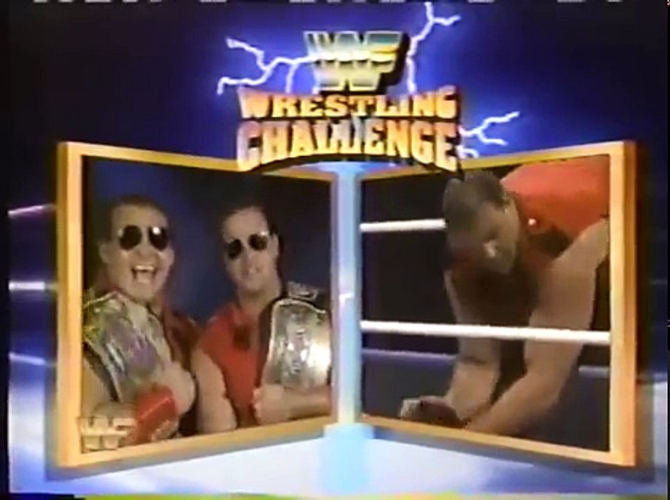 The Quebecers vs Virgil & Mark Thomas Wrestling Challenge Dec 19th, 1993