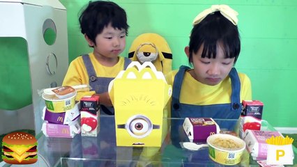 ★ミニオンごっこ！「初めてのおつかい～」★McDonald's Happy Meal minion★-VITv8CkxP24