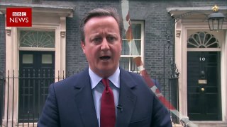 David Cameron sings to himself after announcing resignation date BBC News