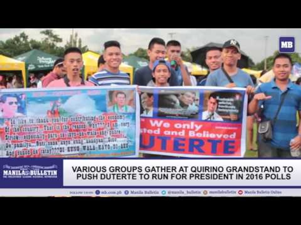 Million people's call for Duterte