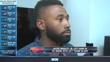 NESN Sports Today: Jackie Bradley Jr. Explains Awkward Slide