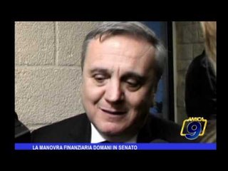 La manovra finanziaria, domani in Senato
