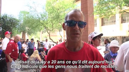 Donald Trump se ressource auprès de ses partisans à Phoenix