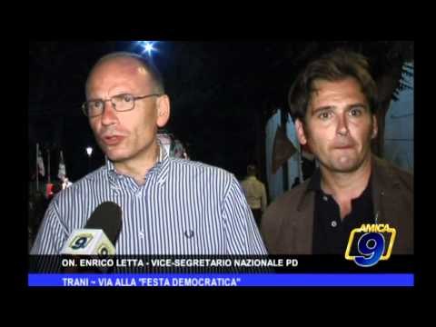 Trani | Via alla festa Democratica