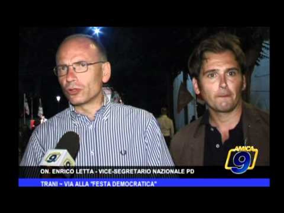 Trani | Via alla festa Democratica