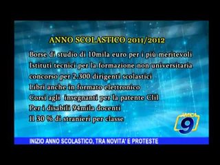 Inizio anno scolastico tra novità e proteste