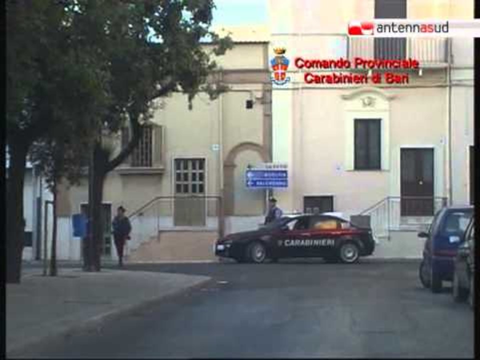 TG 19.10.12 Bari: operazione dei carabinieri all'alba, 9 arresti