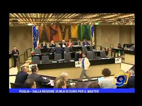 Puglia | Dalla regione 25 MLN di euro per il master
