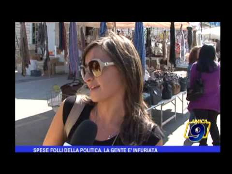 Spese folli della politica, la gente è infiuriata