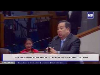 Sen. Richard Gordon appointed as new justice committee chair