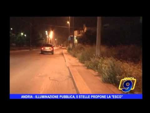Andria | Illuminazione pubblica, movimento 5 Stelle propone la ESCO