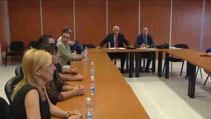 Primera reunión trabajadores de Eulen con Marcos Peña, árbitro en el laudo