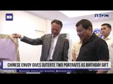 Chinese envoy gives Duterte two portraits as birthday gift