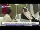 President Duterte arrives in Qatar for state visit