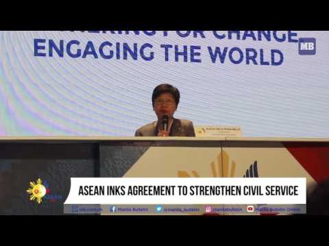 ASEAN inks agreement to strenghten civil service.