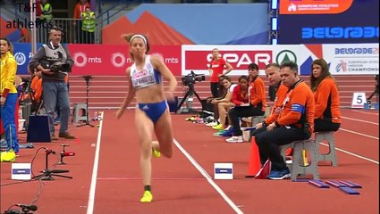 Download Video: Paraskevi Papahristou 14.24 Triple Jump European Athletics Indoor Championships Belgrade 2