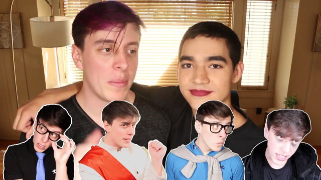Sanders Sides -Inspired MAKEUP ROUTINES! | Thomas Sanders feat. Ben J. Pierce!