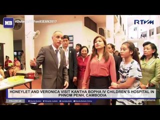 Honeylet and Veronica visit Kantha Bopha IV Children’s Hospital in Phnom Penh, Cambodia
