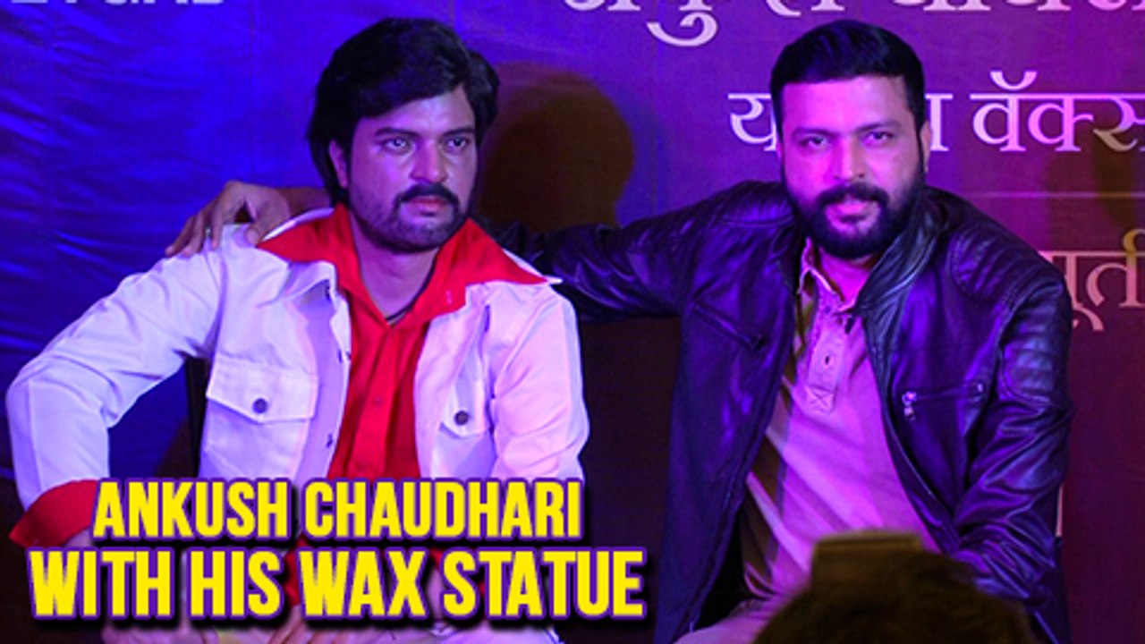 Ankush Chaudhari interview for wax Statue | Cel...