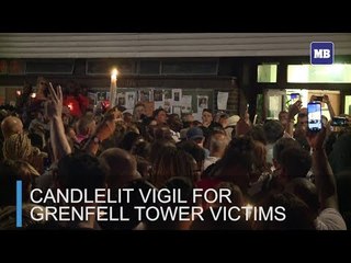 Candlelit vigil for Grenfell Tower victims