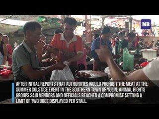 China's dog meat festival opens despite ban rumours
