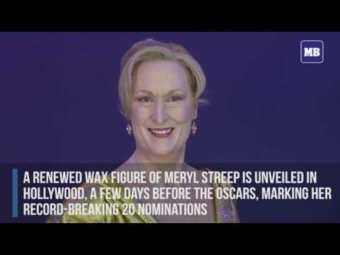 Meryl Streep wax figure unveiled at Madame Tussauds