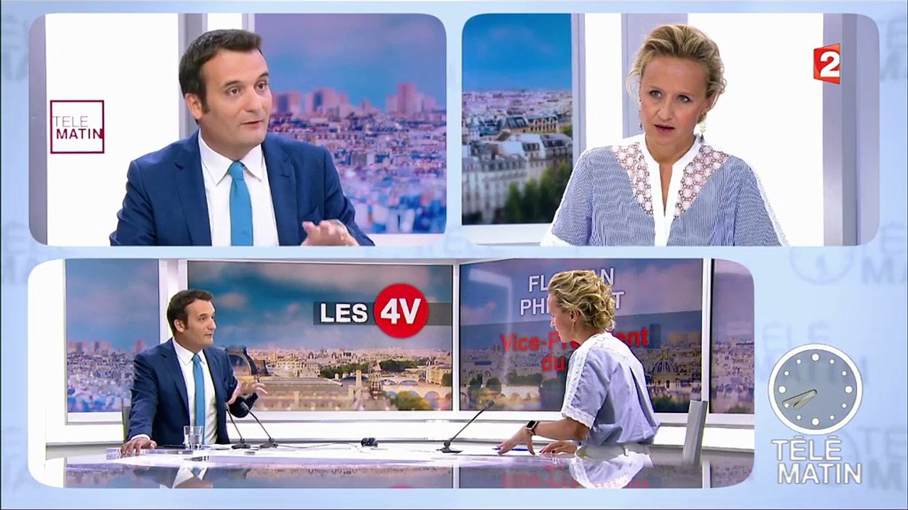 Les 4 Vérités - Philippot (FN) : "Ménard a une vision rabougrie, fermée, et rétrograde"
