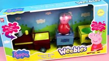 Peppa Pig Pull Along Wobbily Train Episode Play Doh Railroad NEW Weebles Toys Review