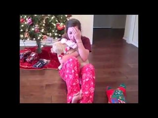 Girl Gets Surprised With New Dog