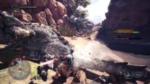 Monster Hunter: World - 14 minuti di gameplay - Area Wildspire Waste
