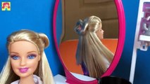 Rizar Bricolaje muñeca cabello peinados cómo Niños fabricación para juguetes tutorial de Barbie