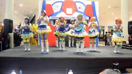 ALLERISH Dance Cover Love Live Sunshine Aozora Jumping Heart, Kimi no Kokoro wa Kagayaiter