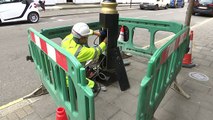 London 's street lights are being turned into car charging point