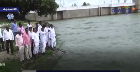 உபரிநீர் கடலில் கலப்பதை தடுக்க நடவடிக்கை எடுக்கவேண்டும்-ஜிகே மணி கோரிக்கை-வீடியோ